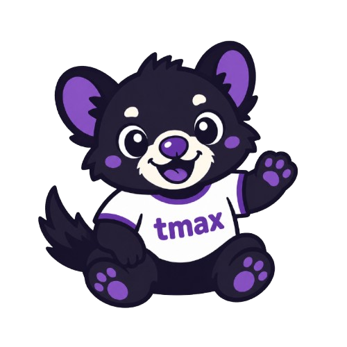 TMax mascot logo